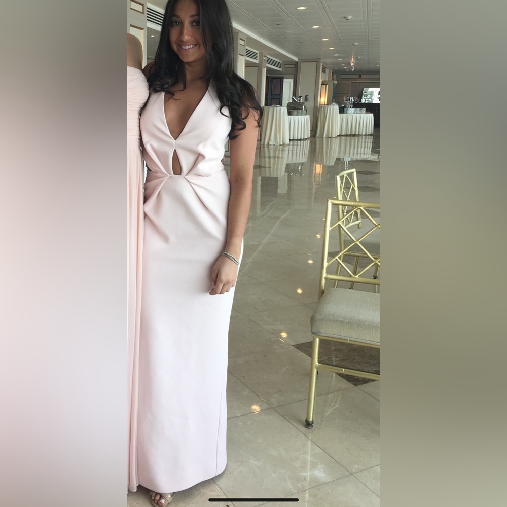 Nicholas bandage halter plunge gown. Only worn 2x!!